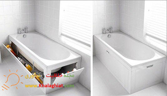 جاسازی در خانه bathtub-hidden-storage